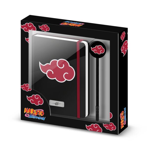 Coffret journal et stylo - Akatsuki - Naruto Shippuden