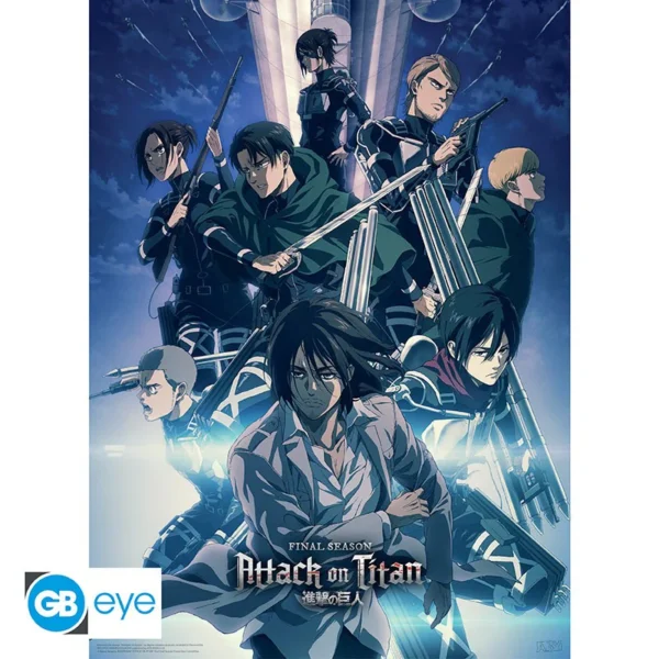 Poster 52x38cm - S4 Groupe - L'Attaque des Titans