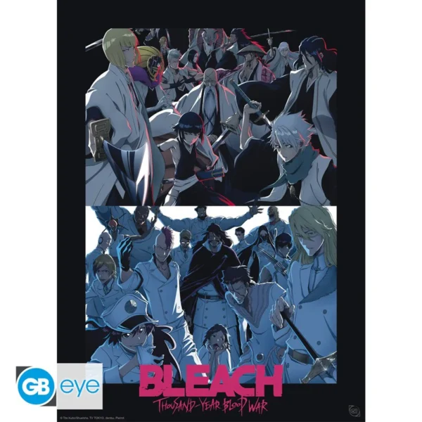 Poster 52x38cm - Shinigami VS Quincy - Bleach