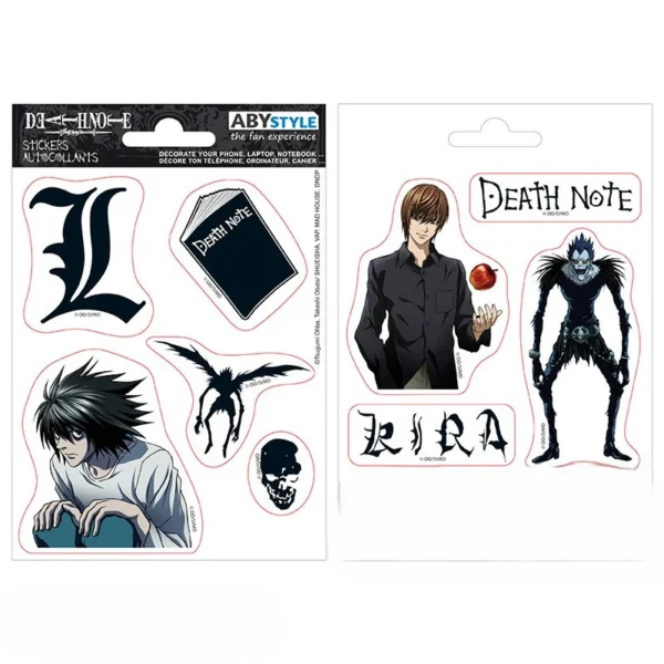 Stickers Icônes Death Note - 2 planches - Death Note