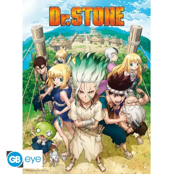 Poster 52x38cm - Groupe - Dr. Stone
