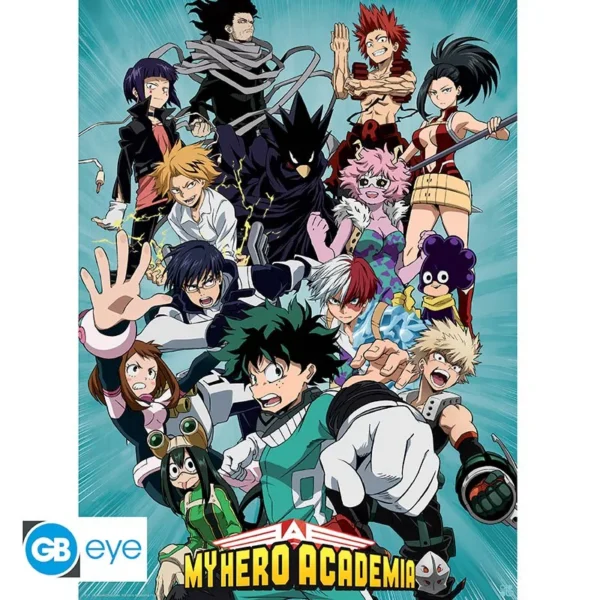 Poster 52x38cm - Héros - My Hero Academia