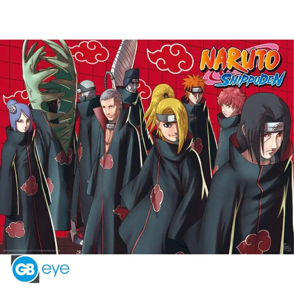 Poster 52x38 cm - Akatsuki - Naruto Shippuden