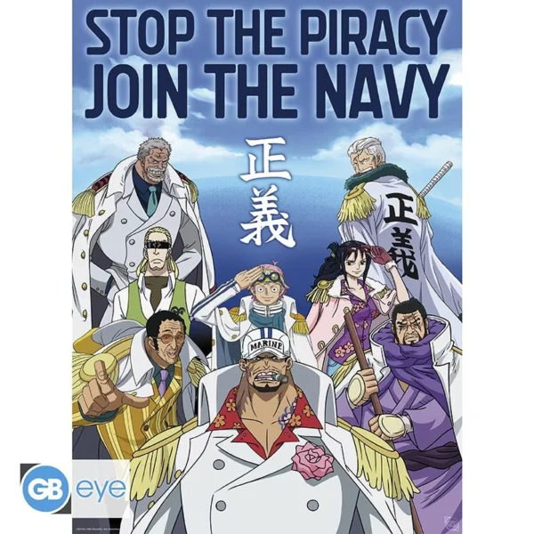 Poster 52x38cm - Marine - One Piece