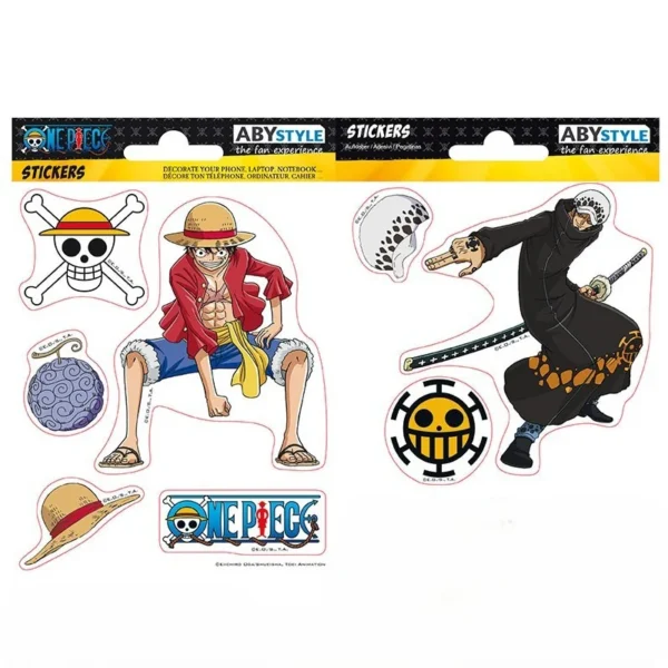 Stickers - Luffy/Law - One Piece