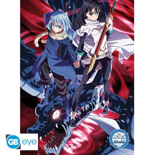 Poster 52x38cm - Rimuru et Shizu - Moi, quand je me réincarne en Slime