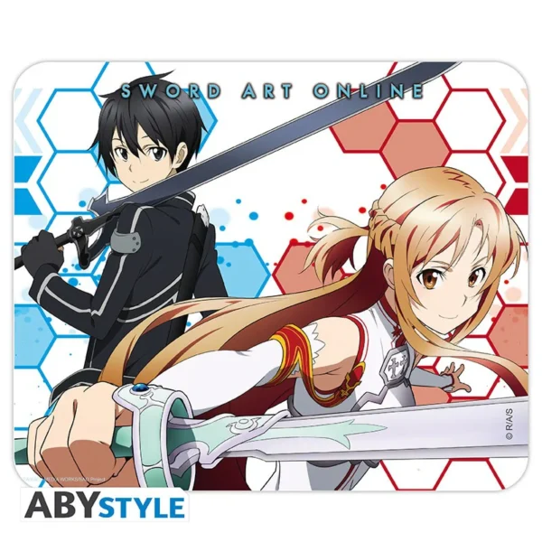 Tapis de souris souple - Kirito et Asuna - Sword Art Online