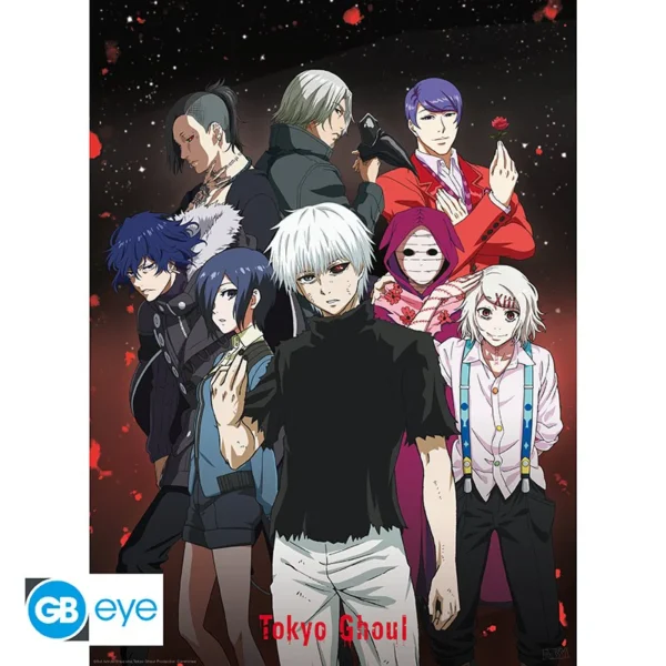 Poster 52x38cm - Groupe - Tokyo Ghoul